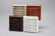 Vent grille louvred round spigot 100mm