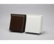 Vent grille cowled with damper round spigot 150mm