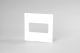 Flat wall plate 110mm x 54mm ducting 