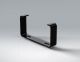 110mm x 54mm flat channel clip - Black